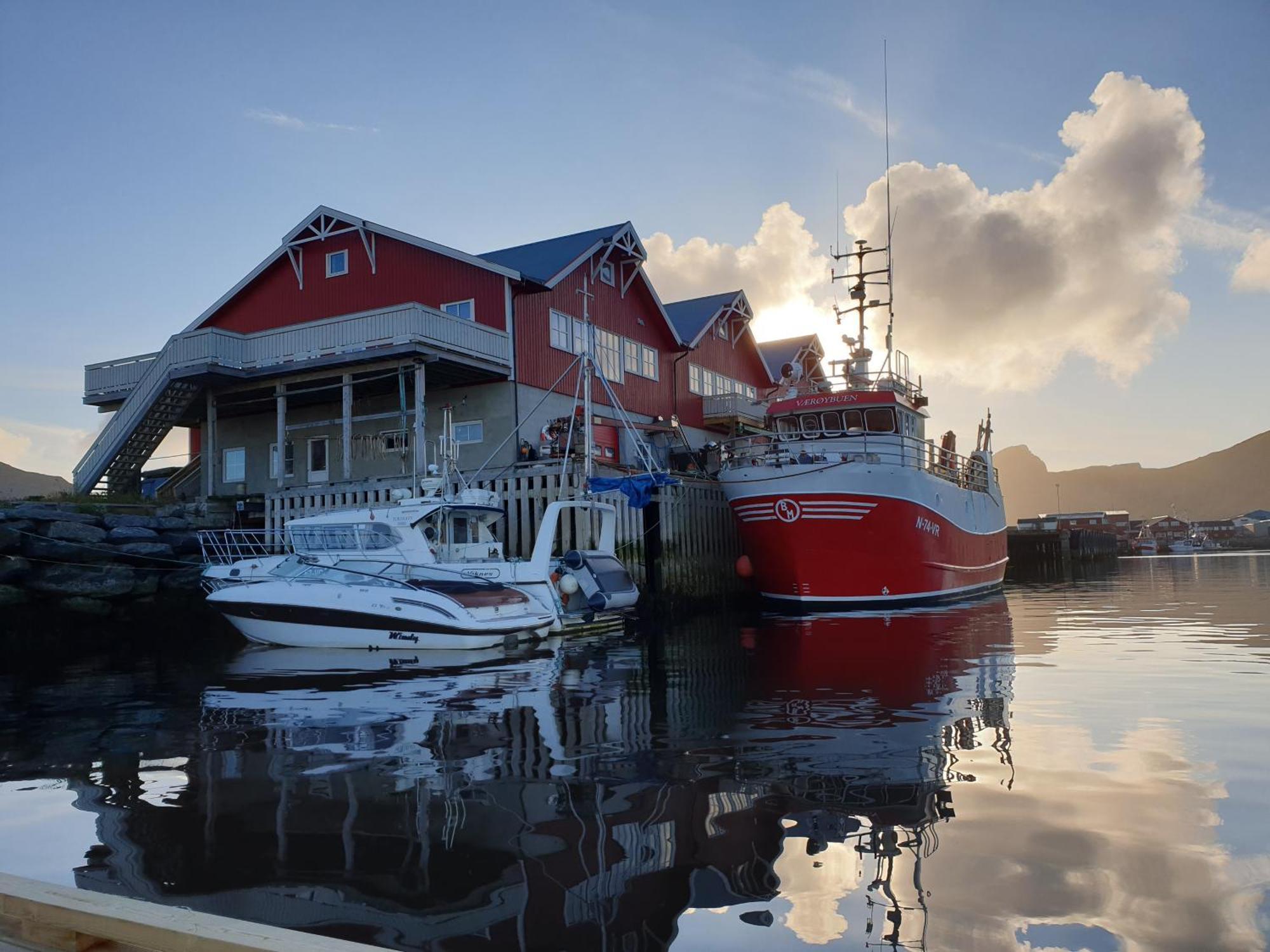Bensvik Brygge Vaeroy Exterior foto